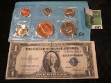 1983 Denver Mint Souvenir Set in original holder & Series 1935E One Dollar Silver Certificate.