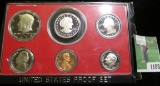 1979 S U.S. Proof Set with several Type II Coins, in original box.