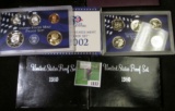 (3) 1980 S, 89 S, & 2002 S U.S. Proof Sets. All original as issued.