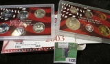 2003 S Silver U.S. Proof Set, original as issued.