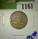 1857 U.S. Flying Eagle Cent.