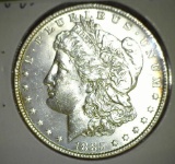 1885 P Exceptionally Nice grade Morgan Silver Dollar.