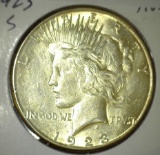 1923 S High Grade U.S. Peace Silver Dollar.