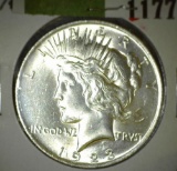 1923 P High Grade U.S. Peace Silver Dollar.