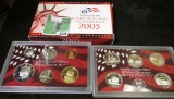 2005 S U.S. Eleven-piece Silver Proof Set. Original as issued.