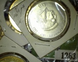 Coin Lot Includes 2 - Ten Dollar John F Kennedy Coins From The Republic Of Liberia, 4 Churchill Down