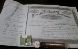 1939 Stock Certificate for 50 Shares of 