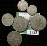 Group of Great Britain Coins including several Silver Pieces.