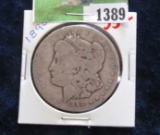 1890 New Orleans Mint Morgan Silver Dollar.