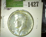 1964 P Gem Proof Silver Kennedy Half Dollar.