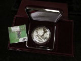 1999 P Proof Dolley Madison Silver Dollar in original case of issue.