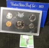1971 S U.S. Proof Set in original box as issued.