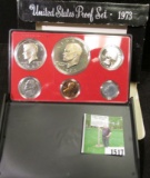 1973 S U.S. Proof Set in original box as issued.