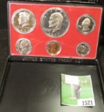 1977 S Cameo Frosted U.S. Proof Set in original box as issued.