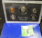 1983 S Cameo Frosted U.S. Proof Set in original box as issued.