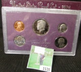 1984 S Cameo Frosted U.S. Proof Set in original box as issued.
