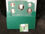 1995 S Cameo Frosted U.S. Proof Set in original box as issued.