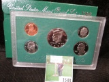 1996 S Cameo Frosted U.S. Proof Set in original box as issued.