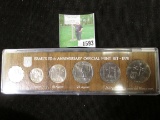 1978 Israel's 30th Anniversary Official Mint Set. Six-piece.