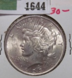 1923 P High Grade U.S. Silver Peace Dollar.