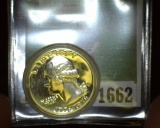 1776-1976 S U.S. Silver Proof Bicentennial Quarter in original capsule.