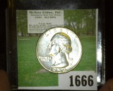 1954 P Washington Silver Quarter. Choice Brilliant Uncirculated.