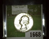 1954 S Washington Silver Quarter. Choice Brilliant Uncirculated.