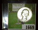 1954 S Washington Silver Quarter. Choice Brilliant Uncirculated.