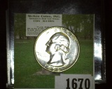 1956 P Washington Silver Quarter. Choice Brilliant Uncirculated.