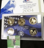 2004 S U.S. Proof Quarters Set in original box. (5 pcs.)