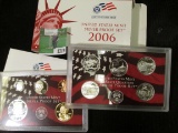 2006 S U.S. Silver Proof Set in original box as issued. (10 pcs.).