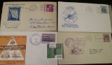 (4) Rare 1933-1960 Stamped and Postmarked Special Covers one of which traveled on the 