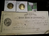 May 8, 1884 Certficate of Deposit 