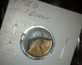 1986 D Lincoln Cent, possible Minting Error part of the Copper plating is missing, leaving only the