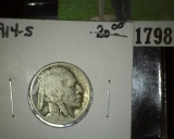 1914 S Rare Date Buffalo Nickel.