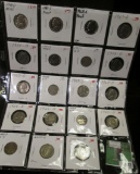 Plastic Stock page with (19) Old Buffalo and Jefferson Nickels dating back to 1928 D. All ready for