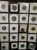 Plastic Stock page with (19) Old Liberty, Buffalo and Jefferson Nickels dating back to 1905. Include