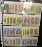(40) Liberia U.S. Presidents Stamps.