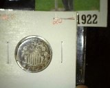 1869 U.S. Shield Nickel.
