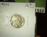 1924 S Buffalo Nickel, Scarce date.