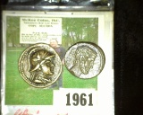Pair of Ancient Roman Silver Coins from the collection of Dean Oakes, misidentified in a previous au
