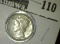 1939 D Mercury Dime, Choice AU.