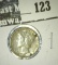 1942 P Mercury Dime, AU.