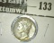 1944 S Mercury Dime, AU.