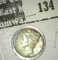 1944 S Mercury Dime, Choice AU.