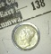 1945 P Mercury Dime, Choice Uncirculated.