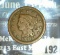 1848  U.S. Large Cent, VG.