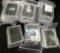 (26) Individual Snap-tight cases for coins. Various sizes.