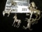 Group of 5 sterling charms, 4 horses, 1 unicorn, all marked sterling or 925, 17.2g