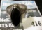 Sterling and onyx ring, size 9.5, 14.6g